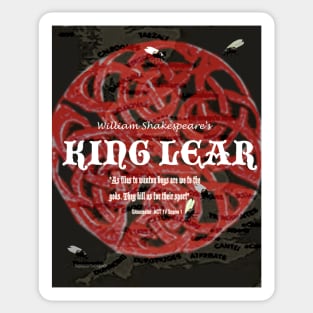 King Lear Image and Quote Sticker